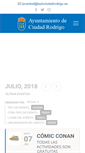 Mobile Screenshot of juventudciudadrodrigo.com